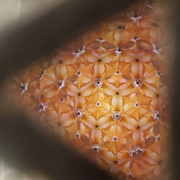 Vintage Stained Glass Kaleidoscope with Marble - Picture 3 of 7